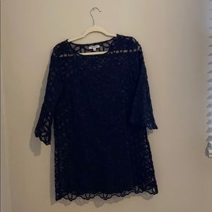 Black Lace Mini Dress